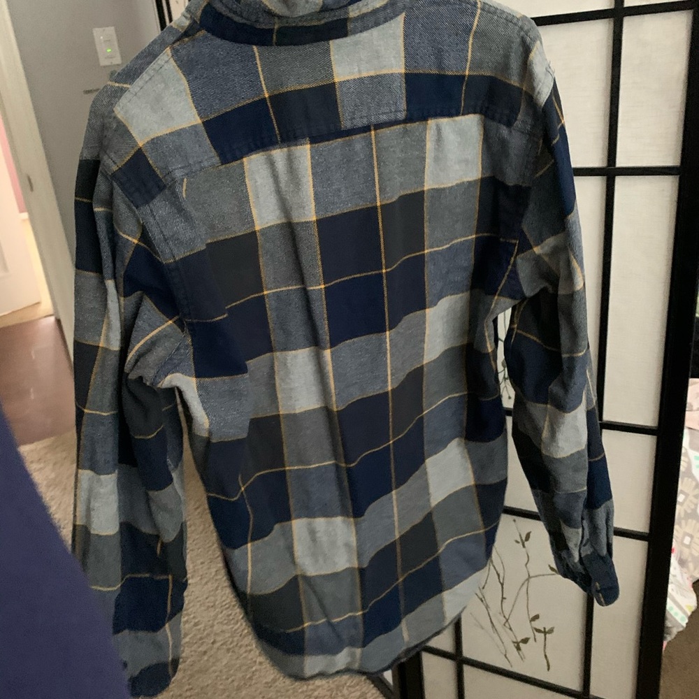 Men’s blue flannel